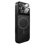 Change to 17 Big Lens Window Frosted MagSafe Phone Case, For iPhone 13 Pro Max, For iPhone 13 Pro, For iPhone 13, For iPhone 12, For iPhone 12 Pro Max, For iPhone 12 Pro, For iPhone 11 Pro Max, For iPhone 11