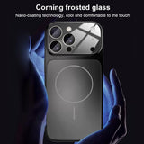 Change to 17 Big Lens Window Frosted MagSafe Phone Case, For iPhone 15 Pro Max, For iPhone 15 Pro, For iPhone 15 Plus, For iPhone 15, For iPhone 14 Plus, For iPhone 14, For iPhone 14 Pro, For iPhone 14 Pro Max