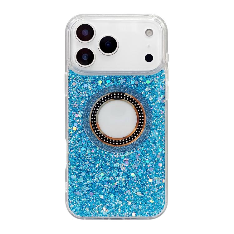 Hollow Sequins Glitter MagSafe Electroplating Phone Case, For iPhone 13