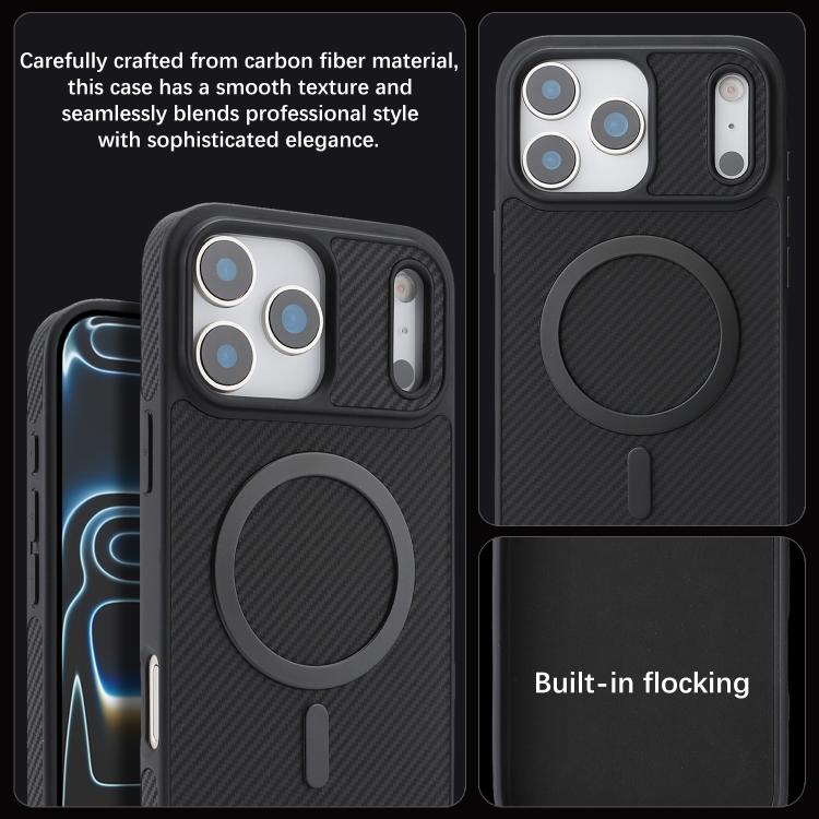 Kalebol Carbon Fiber MagSafe Phone Case, For iPhone 17 Pro Max, For iPhone 17 Pro, For iPhone 17, For iPhone Air, For iPhone 16 Pro Max, For iPhone 16 Pro, For iPhone 16 Plus, For iPhone 16
