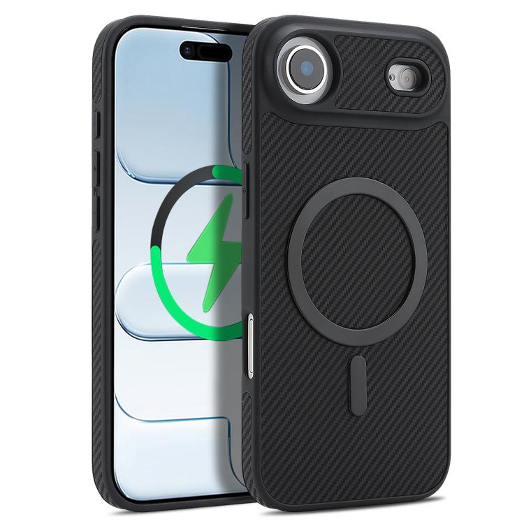 Kalebol Carbon Fiber MagSafe Phone Case, For iPhone 17 Pro Max, For iPhone 17 Pro, For iPhone 17, For iPhone Air, For iPhone 16 Pro Max, For iPhone 16 Pro, For iPhone 16 Plus, For iPhone 16