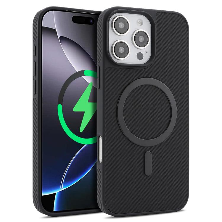Kalebol Carbon Fiber MagSafe Phone Case, For iPhone 17 Pro Max, For iPhone 17 Pro, For iPhone 17, For iPhone Air, For iPhone 16 Pro Max, For iPhone 16 Pro, For iPhone 16 Plus, For iPhone 16