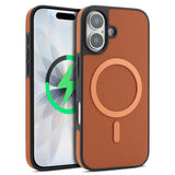 Kalebol Carbon Fiber MagSafe Phone Case, For iPhone 17 Pro Max, For iPhone 17 Pro, For iPhone 17, For iPhone Air, For iPhone 16 Pro Max, For iPhone 16 Pro, For iPhone 16 Plus, For iPhone 16
