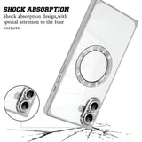 Right Angle Square Electroplated CD Pattern TPU MagSafe Phone Case, For iPhone 16 Plus, For iPhone 16, For iPhone 15 Pro Max, For iPhone 15 Pro, For iPhone 15 Plus, For iPhone 15