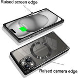 Right Angle Square Electroplated CD Pattern TPU MagSafe Phone Case, For iPhone 13