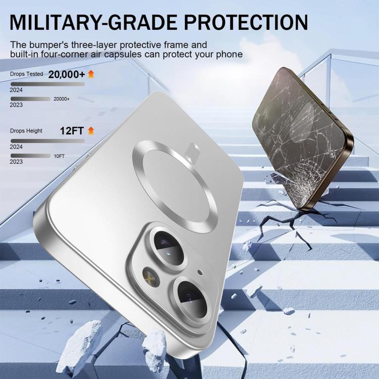 Ultra thin Metallic TPU MagSafe Phone Case with Lens Film, For iPhone 14 Plus, For iPhone 14, For iPhone 14 Pro, For iPhone 14 Pro Max, For iPhone 13 Pro Max, For iPhone 13 Pro, For iPhone 13