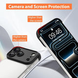 Ultra-thin Frameless TPU Four Corner Airbags Shockproof Phone Case with Lens Film, For iPhone 17 Pro Max, For iPhone 17 Pro, For iPhone 17, For iPhone Air