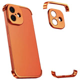 Ultra-thin Frameless Titanium Alloy Four Corner Shockproof Phone Case, For iPhone 17 Pro Max, For iPhone 17 Pro, For iPhone 17, For iPhone Air