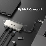 WAVLINK UMD308L Laptops HD / DP / 100W PD Ports Triple 4K Docking Station USB-C Hub Adapter