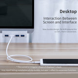ORICO  MH4PU-P Aluminum Alloy 4 Port USB3.0 Clip-type HUB, MH4PU-P(Silver)