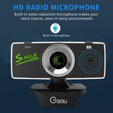B01 HD Webcam Built-in Microphone Smart Web Camera USB Streaming Live Camera With Noise Cancellation