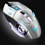 WARWOLF  Q8 Wireless Rechargeable Mouse Glowing Gaming Mouse