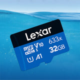 Lexar 633x 32GB High-speed Mobile Phone Memory TF Card Driving Recorder Memory Card, 32GB
