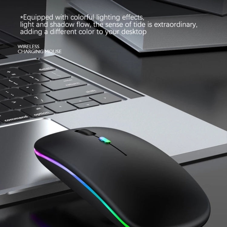 3 Keys RGB Backlit Silent Bluetooth Wireless Dual Mode Mouse