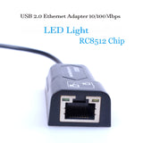 USB to RJ45 10/100 Mbps USB Ethernet Adapter Network card, USB 2.0 100Mbps