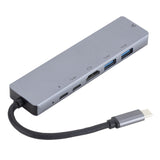 6 in 1 USB3.1 Type-C to HDMI+RJ45 Docking Station for Nintendo Type-C Docking Station, 6 in 1