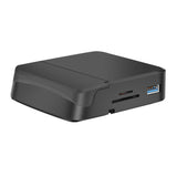 7 In 1 USB-C / Type-C To 2 USB 2.0 + USB 3.0 + 4K HDMI + SD / TF Card Slot + PD USB-C / Type-C Charging Ports Multifunctional HUB Docking Station With Holder, 7 In 1