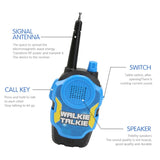 1 Pair Intelligent Wireless Call Walkie-Talkie Remote Dialogue Interactive Children Toys, 1 Pair Yellow, 1 Pair Blue