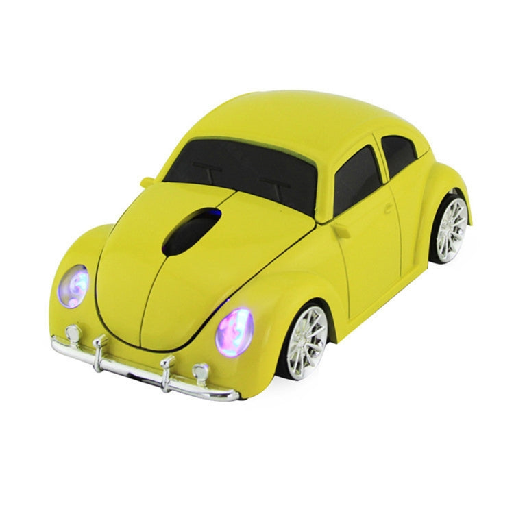CM0010B 1200 DPI 3-keys Car Shape Wireless Mouse, Yellow, Red, Blue, Black