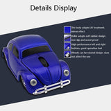 CM0010B 1200 DPI 3-keys Car Shape Wireless Mouse, Yellow, Red, Blue, Black