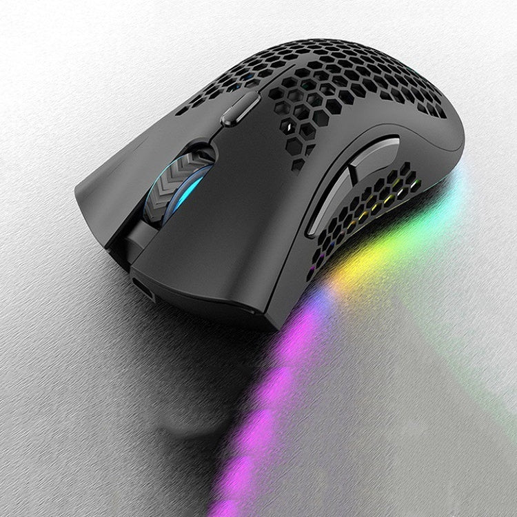 K-Snake BM600 1600 DPI 7-keys Hollow Lightweight Wireless Charging RGB Colorful Gaming Mouse, Wireless BM600 Black, Wireless BM600 White, Wireless BM600 Pink, Wireless BM600 Cyan