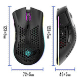 K-Snake BM600 1600 DPI 7-keys Hollow Lightweight Wireless Charging RGB Colorful Gaming Mouse, Wireless BM600 Black, Wireless BM600 White, Wireless BM600 Pink, Wireless BM600 Cyan
