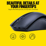 T-WOLF Q2 3-Buttons 1200 DPI 2.4GHz Wireless Mouse, Black, White, Pink