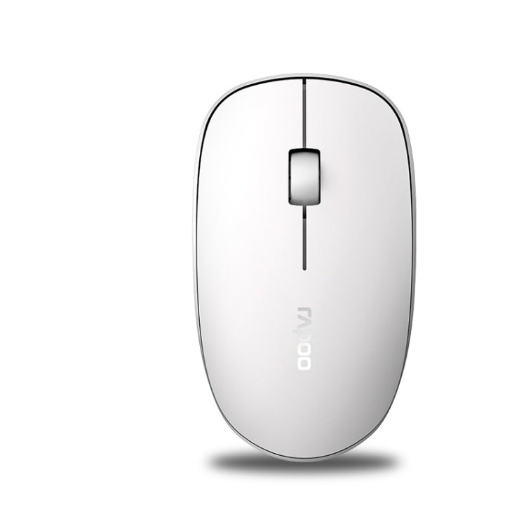 Rapoo M200G 1300 DPI 3 Keys Silent Wireless Mouse, White, Pink, Blue, Gray