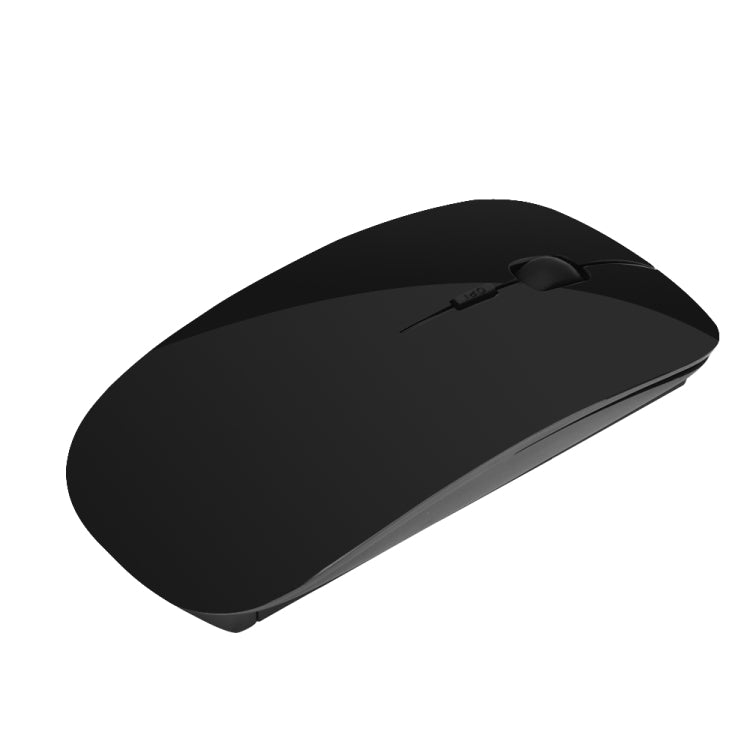 MF-822 2.4G Wireless Mouse 4 Keys Mute Office Ultra-Thin Mouse, White, Black