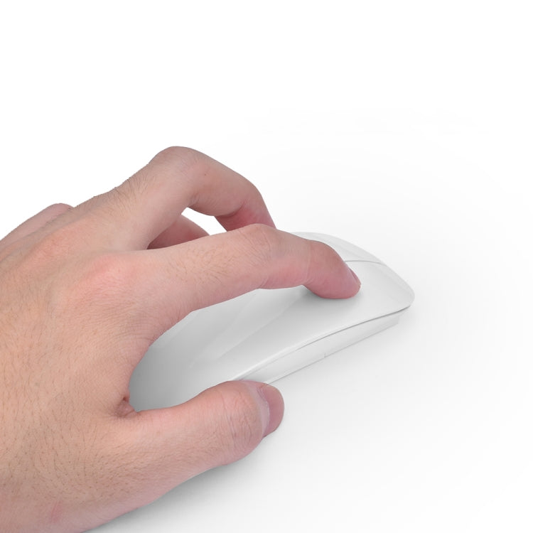 MF-822 2.4G Wireless Mouse 4 Keys Mute Office Ultra-Thin Mouse, White, Black