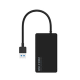 KYTC47 4 Ports USB Adapter Cable High Speed ??USB Docking Station Multi-Interface HUB Converter, Black USB 3.0, Black Type-C