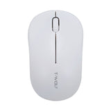 T-WOLF Q4 3 Keys 2.4GHz Wireless Mouse Desktop Computer Notebook Game Mouse, Black, White