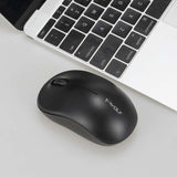 T-WOLF Q4 3 Keys 2.4GHz Wireless Mouse Desktop Computer Notebook Game Mouse, Black, White