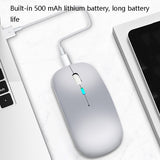 Y20 4 Keys Colorful Glow Charging Mute Mouse Notebook Game Wireless Mouse, 2.4G Version (Black), 2.4G Version (Blue), 2.4G Version (Green), 2.4G Version (Silver), 2.4G Version (White), 2.4G Version (Pink), 2.4G Version (Gold), Bluetooth Version (Black)...