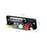 2 PCS TWS Wireless Bluetooth MP3 Decoder Board, 2 PCS TWS Wireless Bluetooth