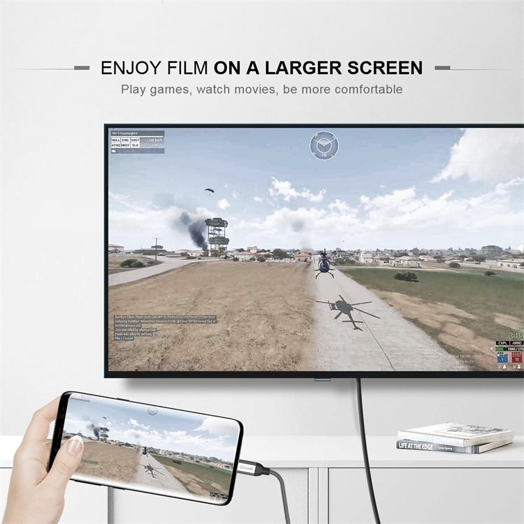 QGeeM QG-UA01 USB TYPE-C To HDMI Adapter