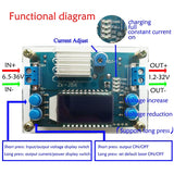 Adjustable Constant Voltage Constant Current Liquid Crystal LCD Multi-Display, PCB