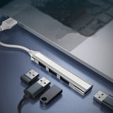 4 in 1 Mini Multifunctional Expanded Docking, Spec: Type-C/USB-C 3.0 (Silver), Type-C/USB-C 3.0 (Gray), Type-C/USB-C 3.0 (Pink)
