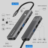 Blueendless Type-C+USB 3.0/2.0+HDMI4K HUB, Specification:, 5 in 1 USB 3.0/2.0, 7 in 1