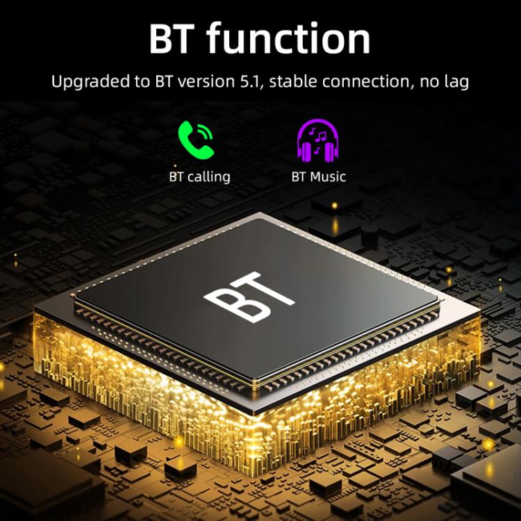 10.1 inch IPS Display + 2.5D Touch Screen Bluetooth FM Radio Car Navigation Machine, 2+64G