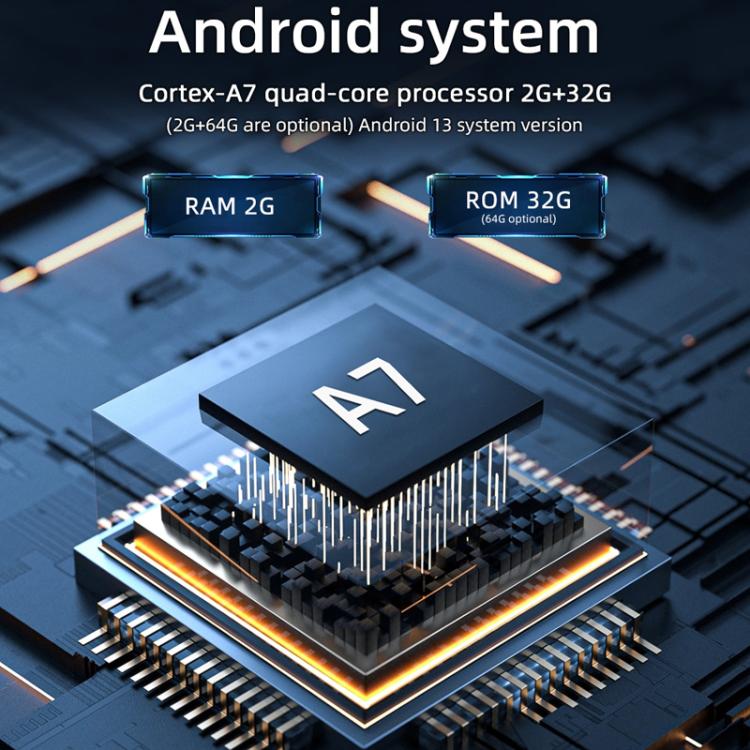 10.1 inch IPS Display + 2.5D Touch Screen Bluetooth FM Radio Car Navigation Machine, 2+64G