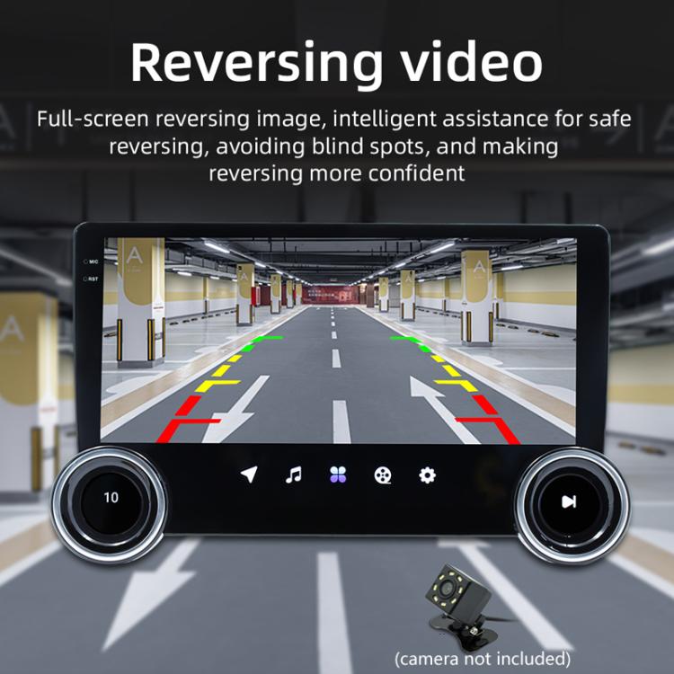 10.1 inch IPS Display + 2.5D Touch Screen Bluetooth FM Radio Car Navigation Machine, 2+64G
