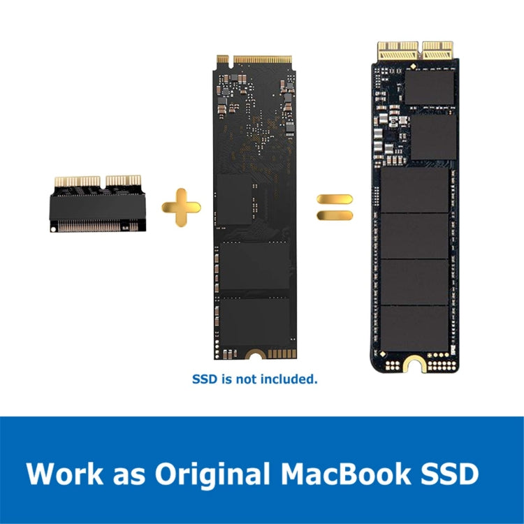 M.2 PCIE NVME SSD Adapter For MacBook Air Pro Retina Mid 2013-2017, M.2 PCIE NVME SSD Green, M.2 PCIE NVME SSD Black