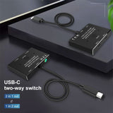 8K30 Type-C / USB-C Bidirectional Switch 10Gbps HD Splitter, KC-C201, C201 Single Machine