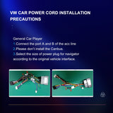 For Volkswagen/Skoda 1+32G Player Large Screen Carplay Android Navigation Reversing Camera Integrated Machine, 1+32G