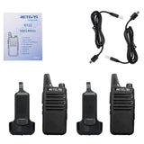 RETEVIS RT22 Hotel Mini Charging Two-Way Wireless Intercom Walkie Talkie