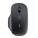 Inphic M1 2nd Generation Wireless Mice Rechargeable Mute Business Office Home Laptop Mouse, 2.4G Black