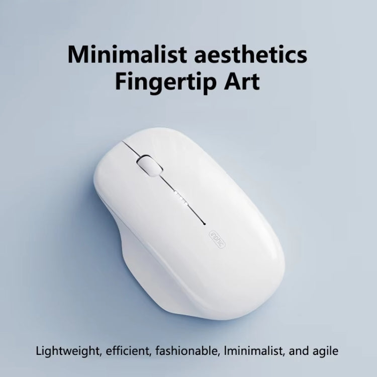 Inphic M1 2nd Generation Wireless Mice Rechargeable Mute Business Office Home Laptop Mouse, 2.4G Black