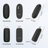 Original Carplay Wired To Wireless Box Adapter Car Connect Android Box, MINI SE X1AIR Black, MINI SE X2AIR Black