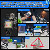 YAHBOOM DOGZILLA-Lite AI-Powered Bionic Robotic Dog 15-DOF Desktop Companion With Robotic Arm, Raspberry Pi Controlled, Multimodal AI & Visual Interaction